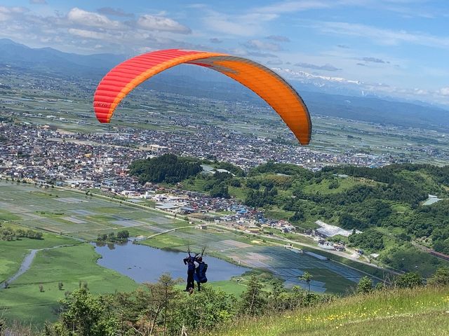 飛び立った瞬間_ソアリングシステムパラグライダースクール