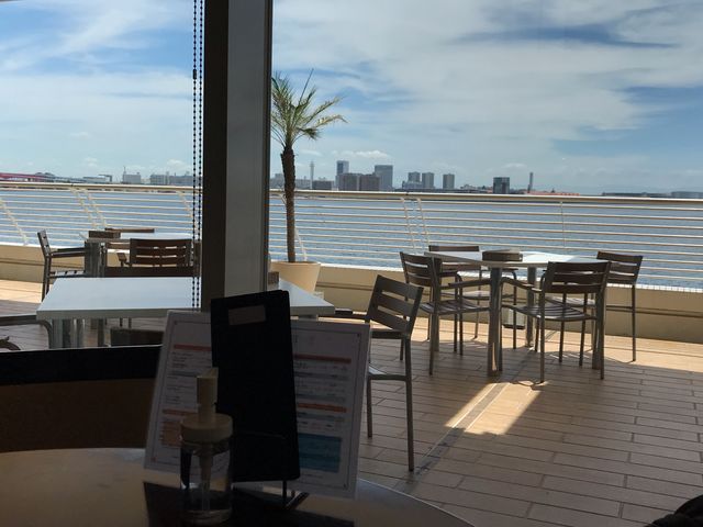 席から見た風景_Terrace&Dining ALL FLAGS オール フラッグ
