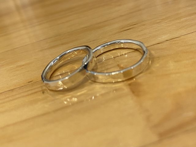 実際に札幌彫金工房さんで作ったシルバーリング_札幌彫金工房