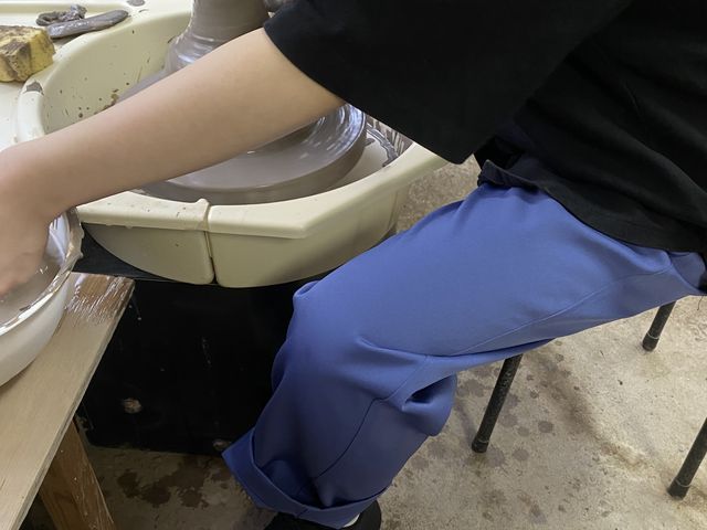 ろくろで楽しく!_陶房 立神峡