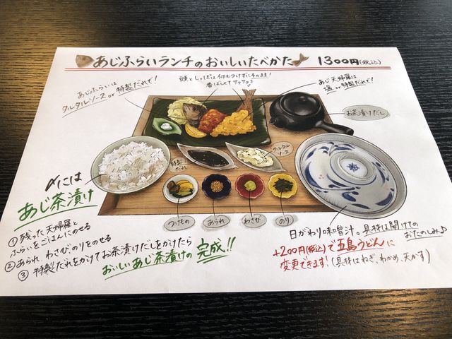 アジフライ定食の美味しい食べ方_ホテル長崎