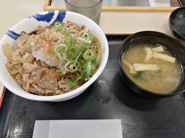 おろしポン酢牛丼_松屋 高槻店