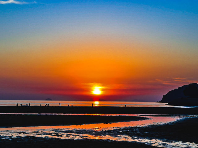 もっと綺麗に撮りたかったなあ^_^_父母ヶ浜海水浴場