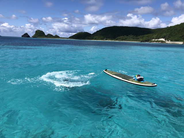 綺麗なスカイブルーの海に見事、跡形もなくドボンでした。次回、懲りずに頑張ります。_DRIFTER