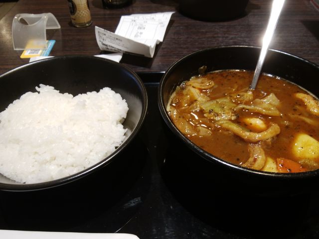 美味しかった「海の幸スープカレー」です。_カレーハウスCoCo壱番屋江戸川区葛西店