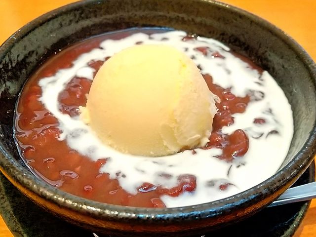 和スイーツの冷やしクリームぜんざい_味の民芸北浦和店