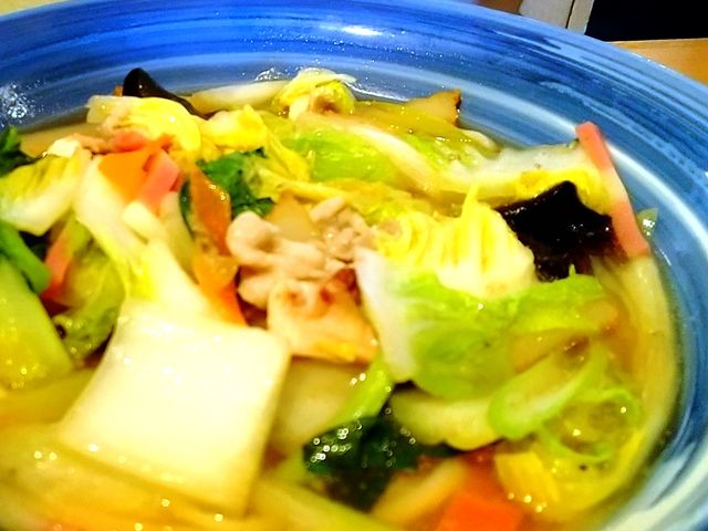 野菜たっぷりのチャンポンうどん_味の民芸北浦和店