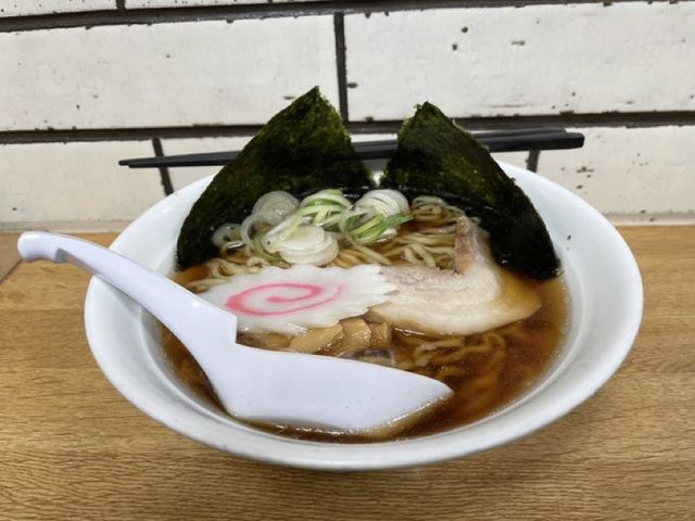 朝から佐野ラーメン(500円)_大宮駅そば店