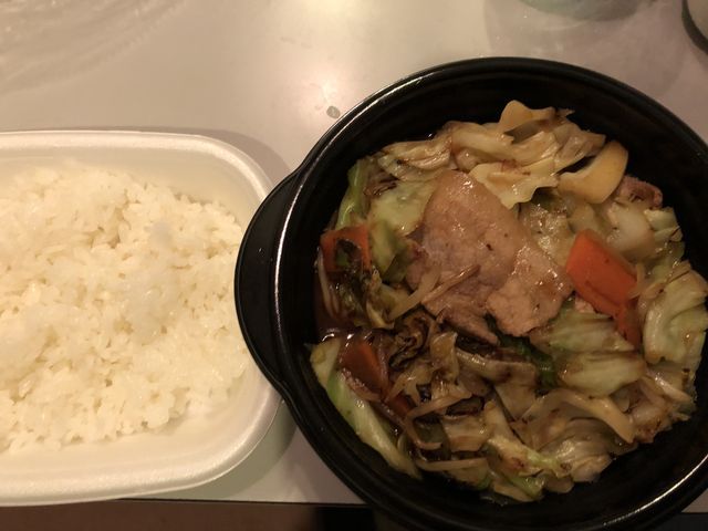 盛り付けでは焦げは割と隠されてる方です_ほっともっと 戸倉上山田店
