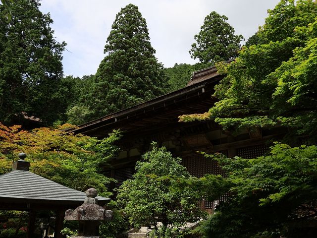 国宝に指定されています。_金剛輪寺 本堂
