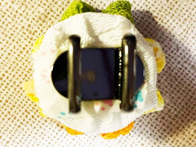 帯留め金具を接着_着物ぼたん