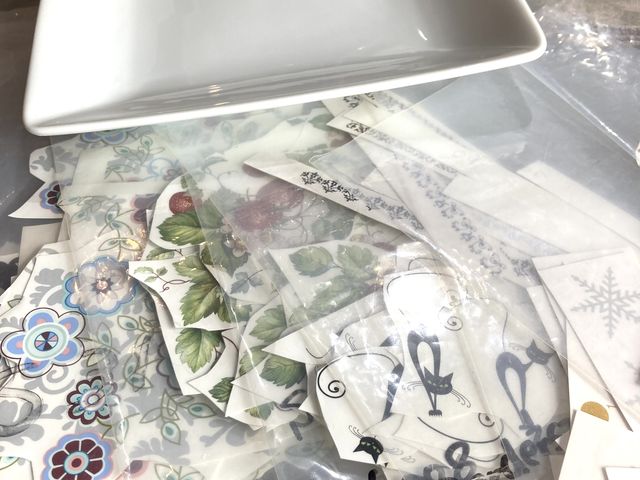綺麗・可愛いシールがたくさん_コミュニティガーデン那須倶楽部