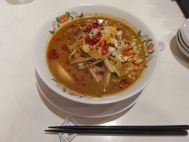 「辣菜麺」は絶品です。「餃子の王将」のラーメンは本当においしいです。_餃子の王将 御徒町駅南口店