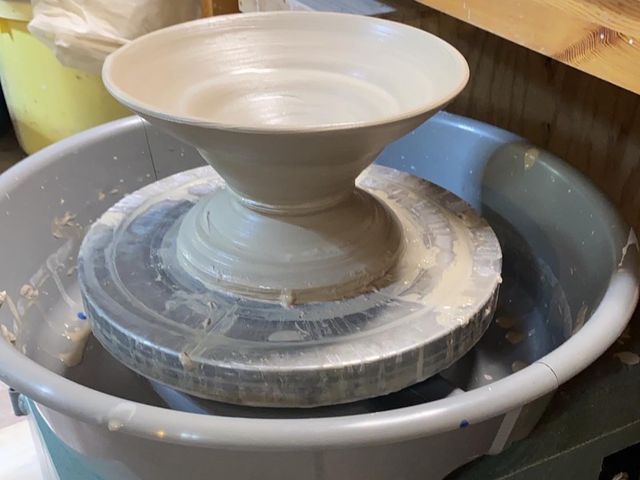 自分なりに納得のいくお皿できました。_陶芸工房 Totan