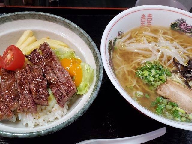 毎週土曜日 肉のお任せランチ コーヒー付き850円_らーめん大和