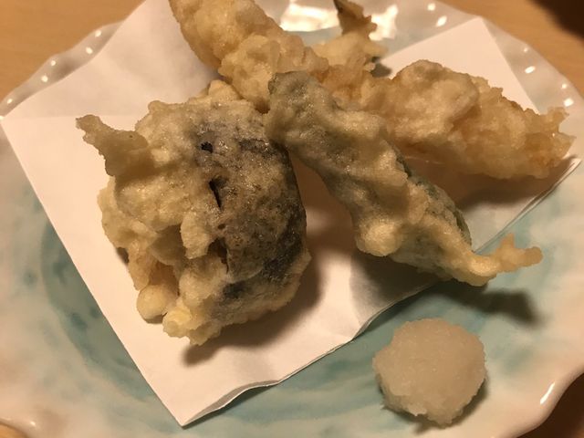 熱々天ぷ四点盛り_日生割烹上内