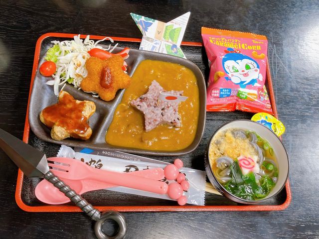 お子様忍者カレー
全てお星様型にしてくれているので子どもも楽しめました!_ニカク食堂