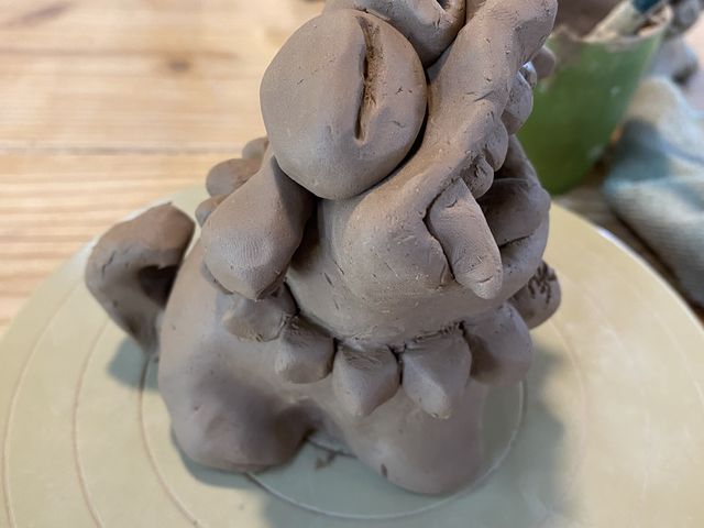 制作したシーサー_シーサー陶房 球