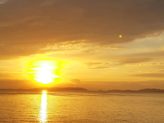 秋の早朝、少し寒いけど天気にも恵まれ清々しく気持ちのよい朝でした。_赤穂御崎