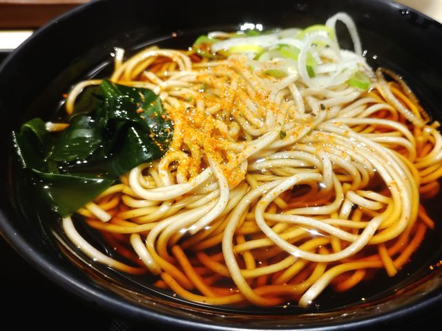 一杯のかけ蕎麦_名代・富士そば・上野店