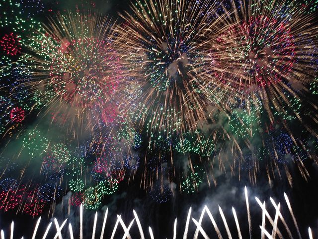 長岡の花火。素晴らしかった。_道の駅 ながおか花火館