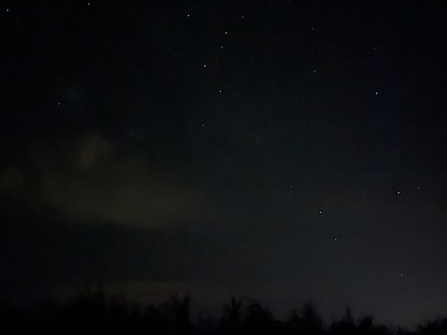 なかなかうまく撮れませんでしたがキレイでした。ツアー中は禁止ですが時間より早めに行くと写真撮れます!_石垣島星空ファーム
