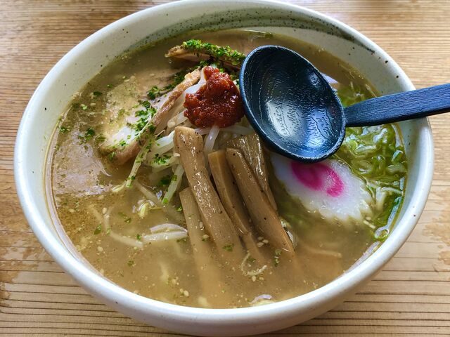 白みそラーメン(700円)♪_すえひろ食堂