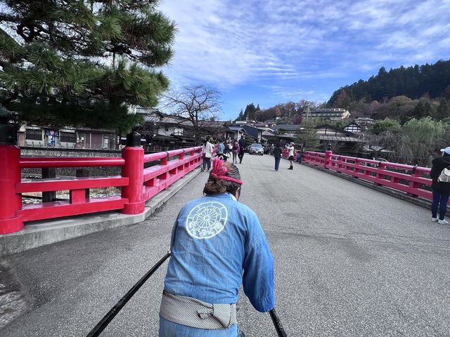 良い天気の高山観光でした_飛騨高山・観光人力車 ごくらく舎