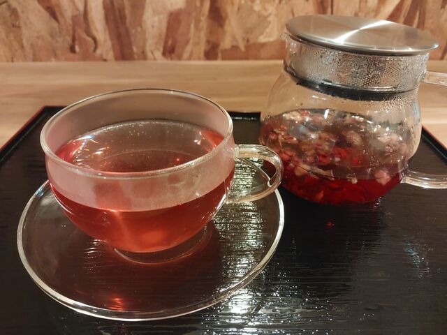 ハーブティーもあります_氷煙