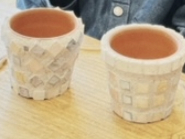とっても楽しくできました☆_tile leather Kimama