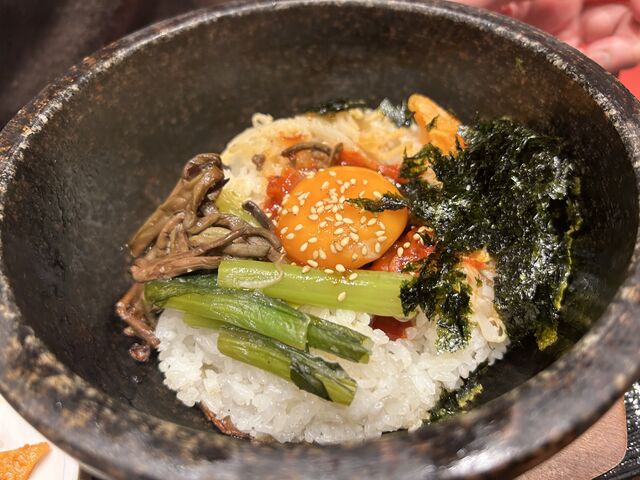 石焼きビビンバ_長寿韓酒房 日本橋店