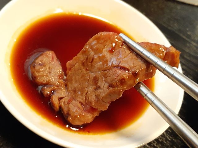 普段カルビよりハラミを食べがちなお年頃になったおじさんですがここのカルビはホント美味しかった!!_焼肉レストラン牛亭