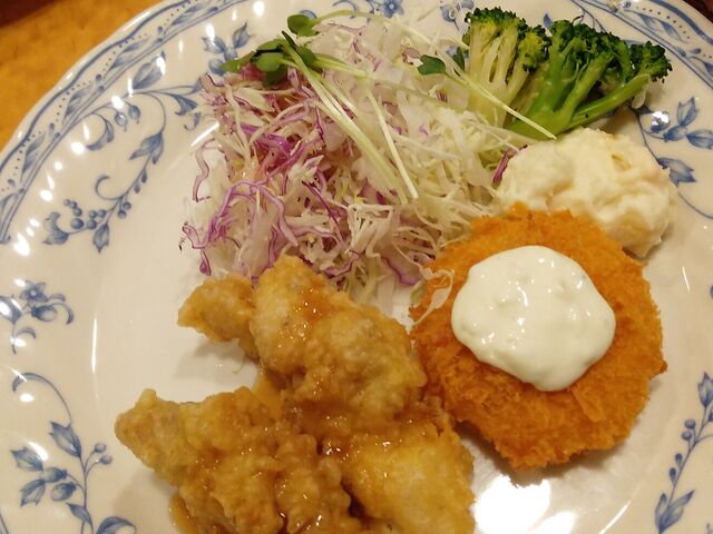 カニクリームコロッケとチキン南蛮_フランセ