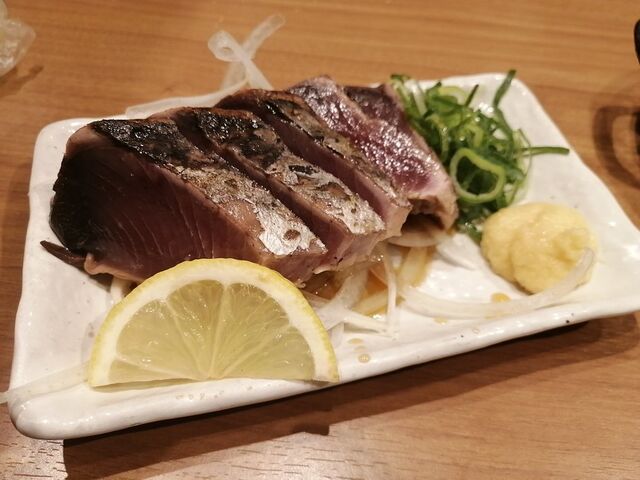 鰹のたたき_ごきげんえびす 大垣駅前店
