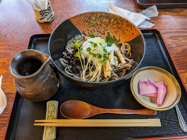 気になっていた、納豆ぶっかけ蕎麦_手打ちそば処 麓