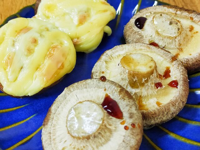 素焼きとチーズ乗せ_アスタネ