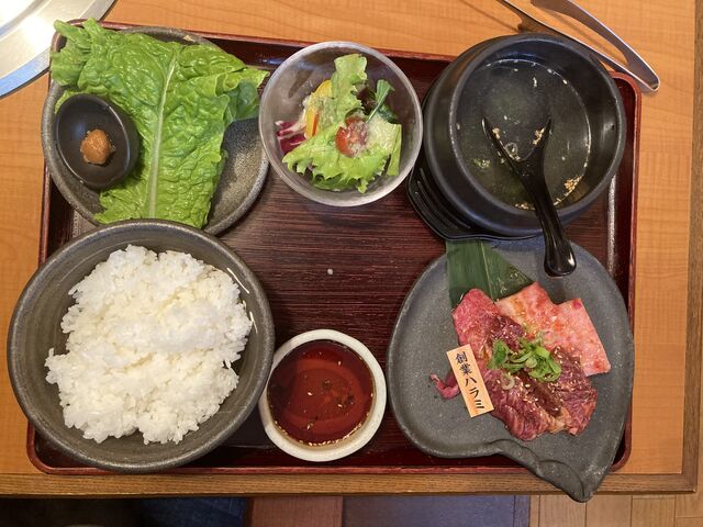 ハラミカルビランチ_和匠肉料理 松屋 箕面店