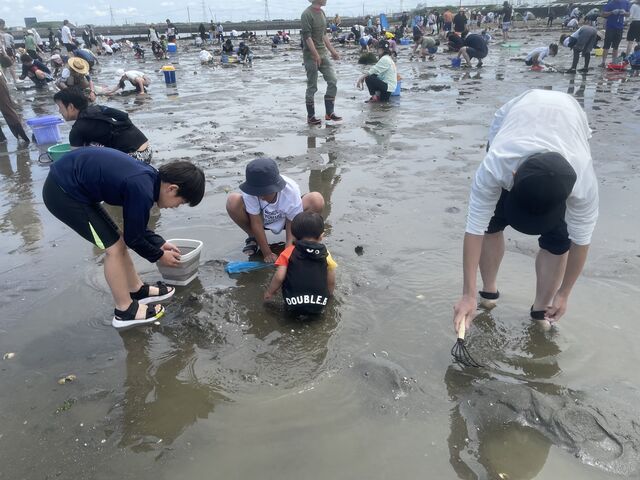 潮干狩り_富津海岸潮干狩場