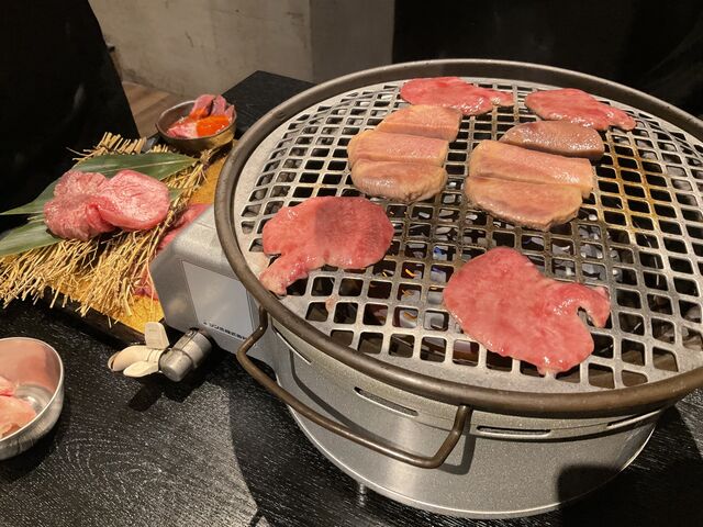 焼いていただきました_焼肉 一心たん助 目黒店