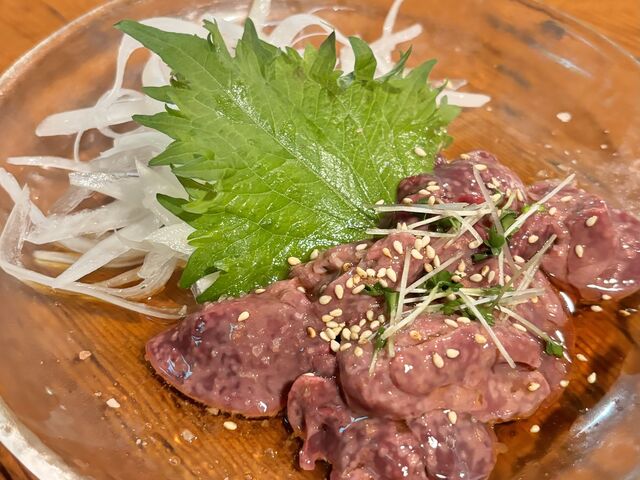 火・金・土曜日限定の鳥刺し
大好きな肝刺しをいただきました!_くいしんぼう