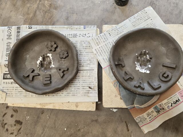 本番品。綺麗に焼けると良いなぁ♪_陶芸体験 亀工房