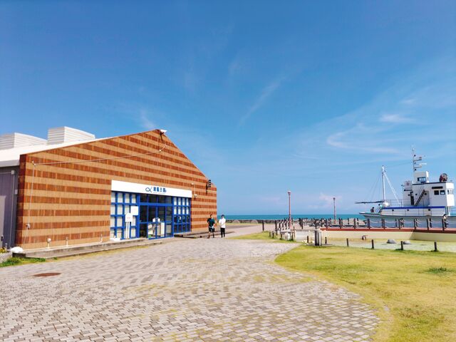 真夏の千倉。青い空と道の駅。あー暑い!_道の駅 ちくら潮風王国