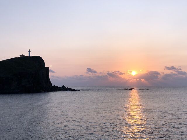 日本最後の夕日_西崎