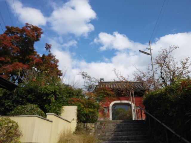 龍宮造の赤門。_石峰寺