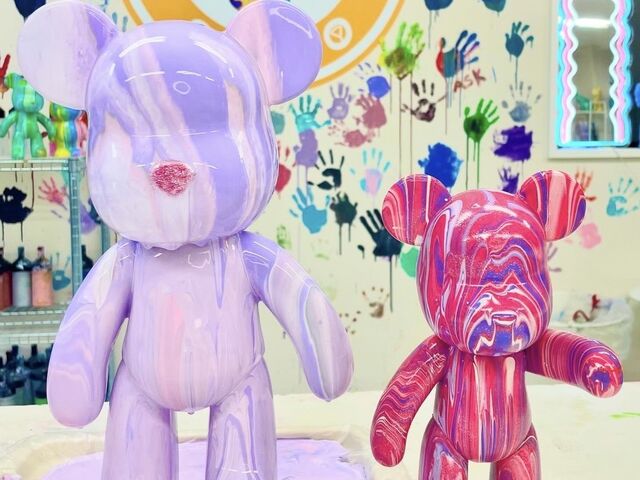 お気に入りの柄になるまで、塗り直すことができるので、良い柄ができました!_MYBEAR STUDIO KYOTO
