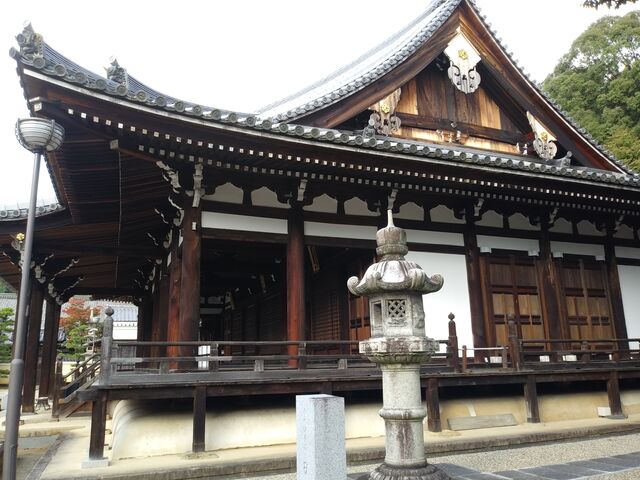 堂々たる本堂。横から。_宝塔寺