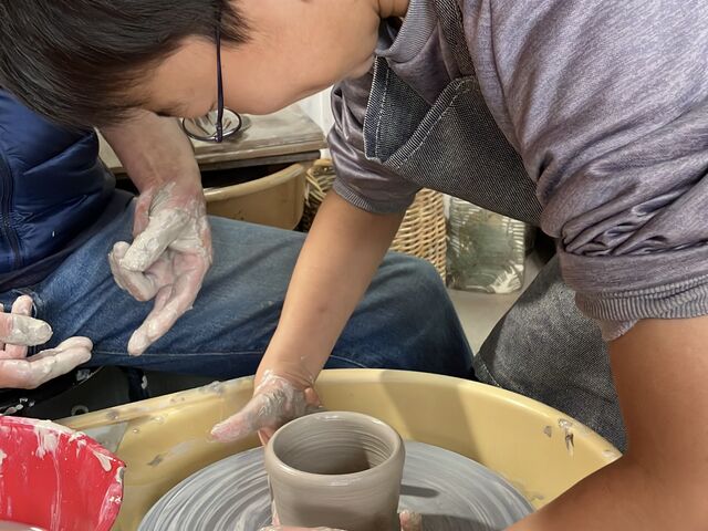 緊張したけど楽しかった!_創真窯陶芸教室