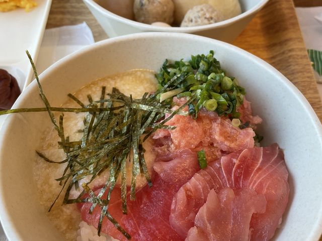 自分でアレンジマグロ丼_ベッセルイン八千代勝田台駅前