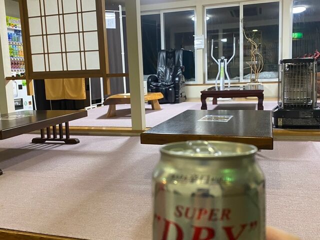 ポカポカの休憩所♪_俄虫温泉