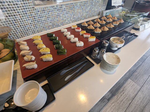 お野菜のお寿司といなり_セトルグローカルホテル糸島(ビュッフェレストラン太陽の皿)